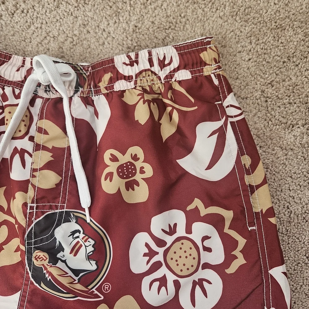 Wes and Willy Florida State Seminoles Swim Shorts Trunks Mens Med